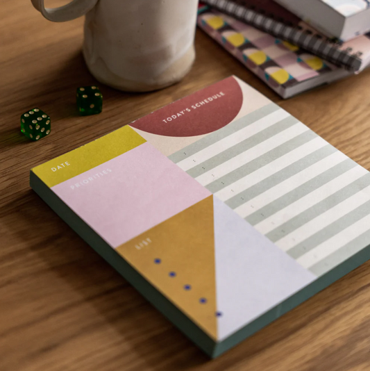 COLOR BLOCK SCUARE DESK PAD