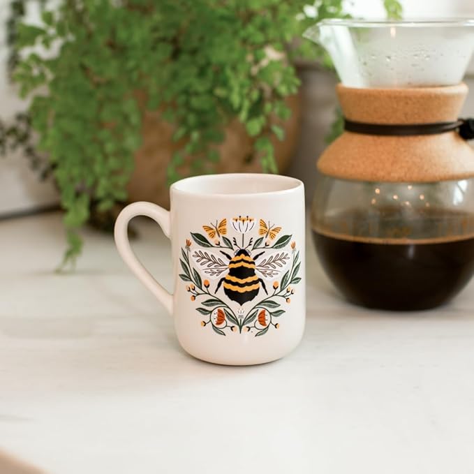 JT BEE FLORAL MUG