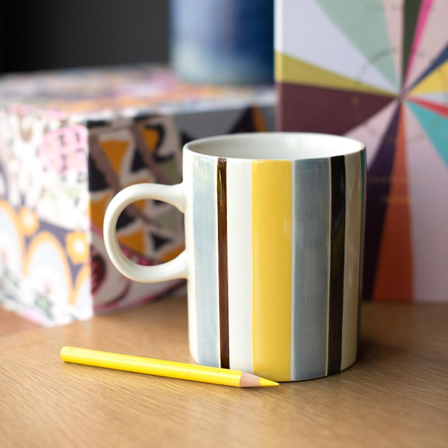 MULTI STRIPE MUG
