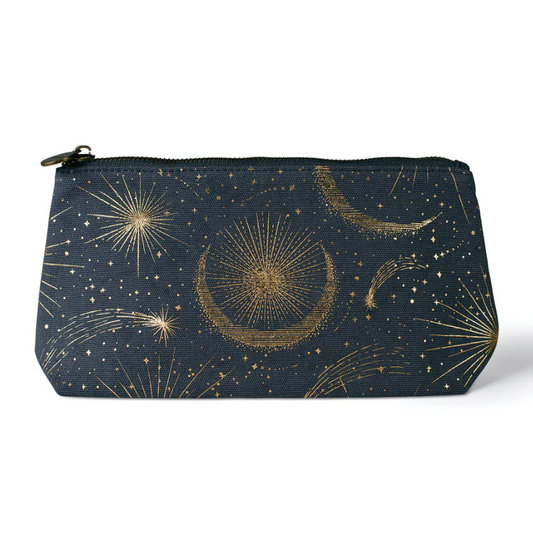SHOOTING STAR FLAT BOTTOM MEDIUM PENCIL POUCH