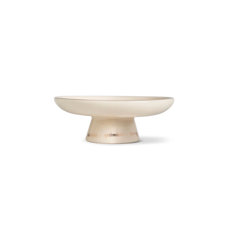 STARRY SAGITARIUS ZODIAC PEDESTAL DISH