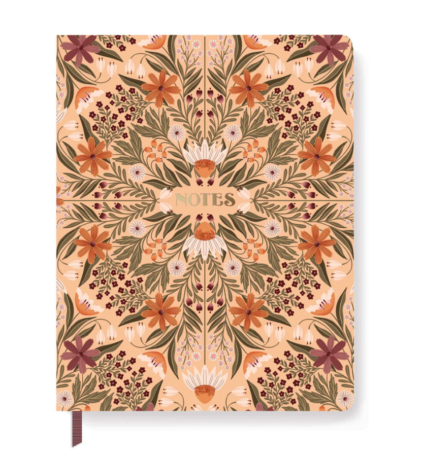 JT MEADOW FLOWER CLASSIC LARGE PAPERBACK JOURNAL