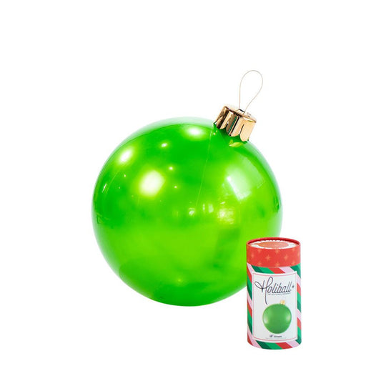 HOLIBALL MEDIUM 18" CLASSIC GREEN INFLATABLE ORNAMENT