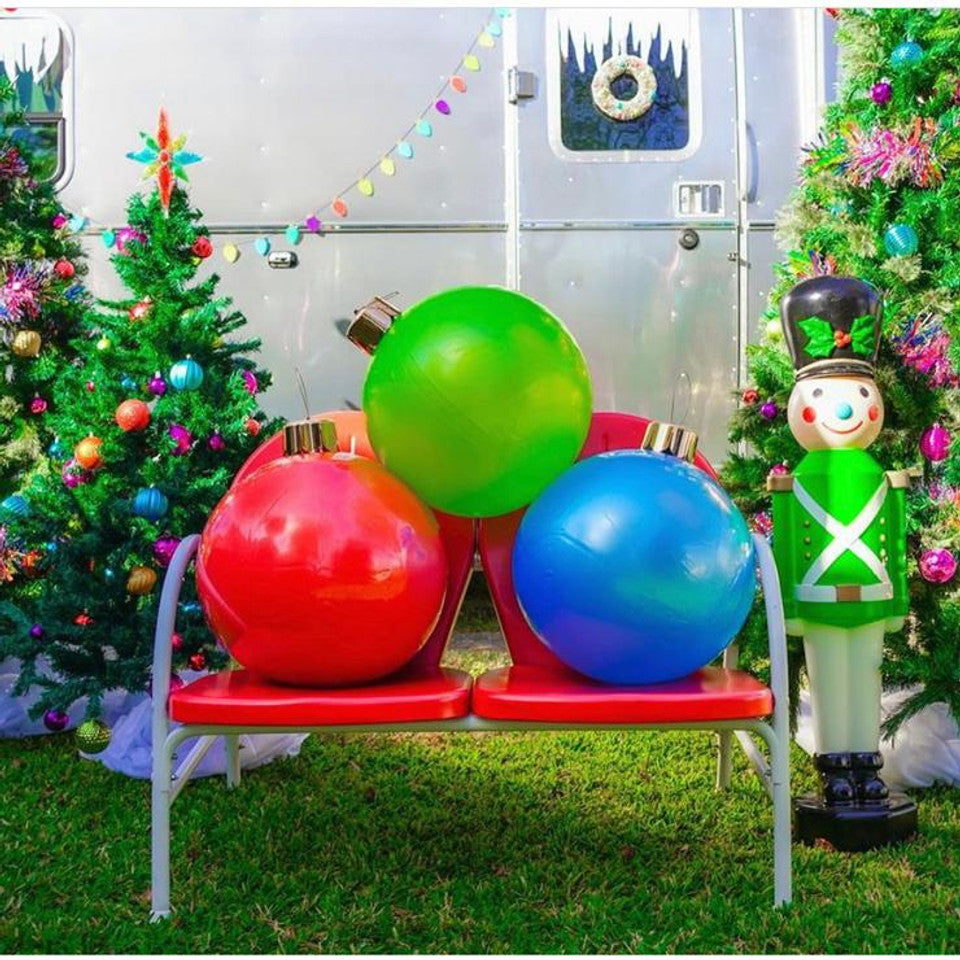 HOLIBALL MEDIUM 18" CLASSIC GREEN INFLATABLE ORNAMENT
