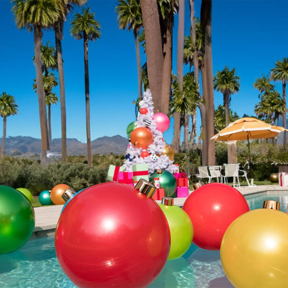 HOLIBALL LARGE 30" CLASSIC RED INFLATABLE ORNAMENT