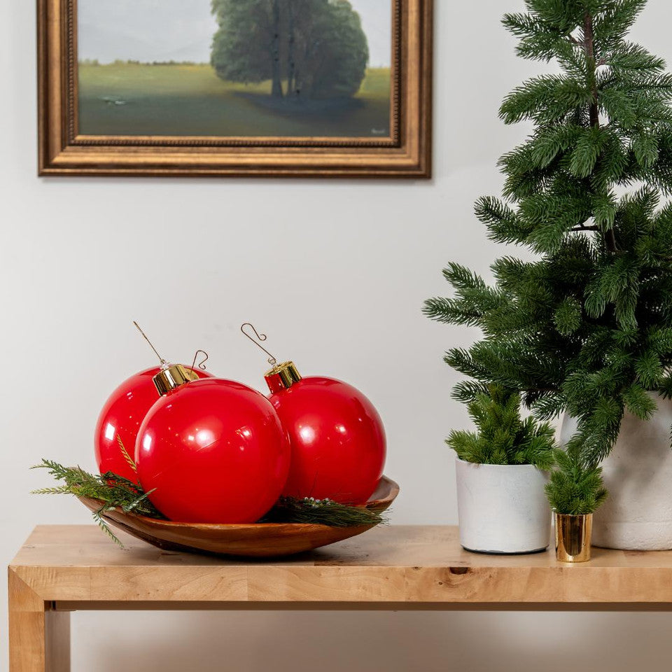 MINI 8" VINTAGE RED TRIO