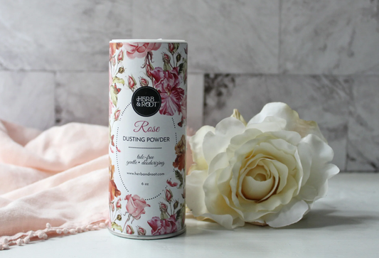 ROSE DUSTING POWDER 6OZ