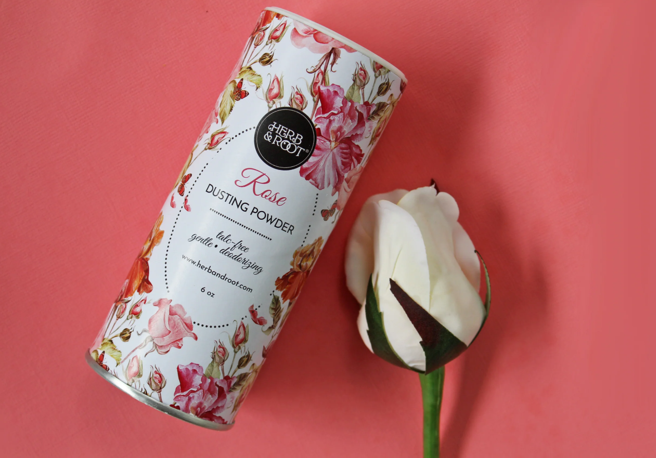 ROSE DUSTING POWDER 6OZ
