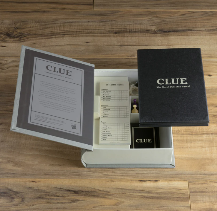 CLUE VINTAGE BOOKSHELF EDITION