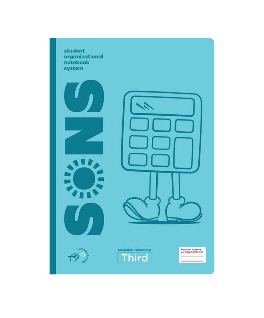 Libreta Sons 3er Grado - Azul