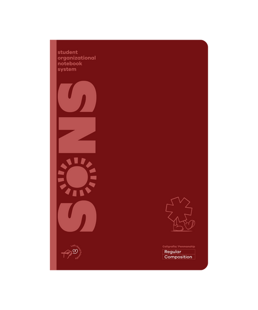 Libreta Sons Regular - Burgundy