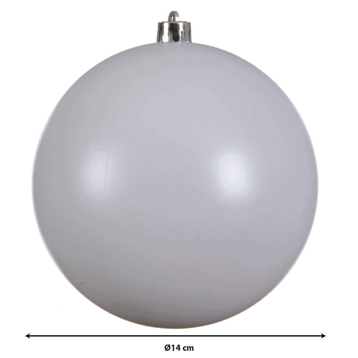BAUBLES SHATTERPROOF MATT-WINTER WHITE