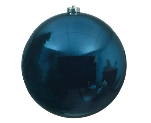 8'' NIGHT BLUE BAUBLES SHATTERPROOF MATT