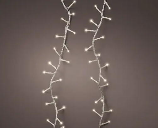1,000 LED COMPACT LIGHTS US 8 FUNCTION TWINKLE WARM WHITE