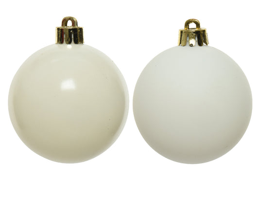 BAUBLES SHATTERPROOF MIX-WOOL WHITE