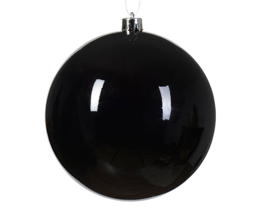 BAUBLES SHATTERPROOF SHINY-BLACK