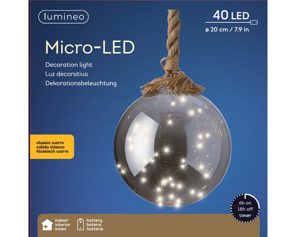 MICRO LED BALL STEADY BO INDOOR-SMOKEY