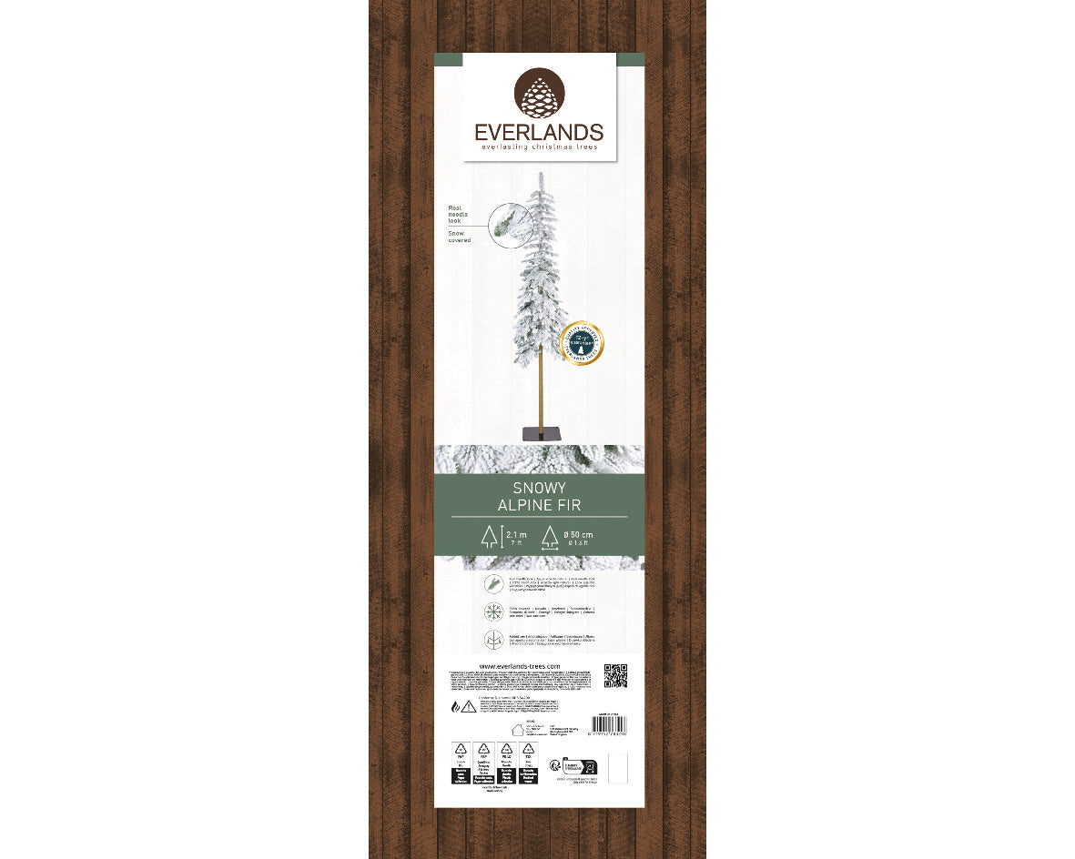 ALPINE FIR SNOWY-GREEN/WHITE