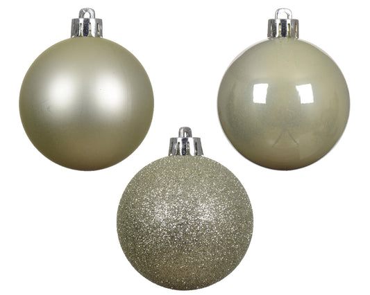 BAUBLES SHATTERPROOF MIX-WHITE MINT