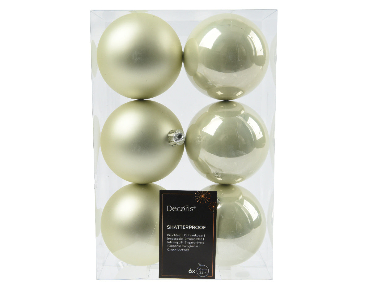 BAUBLES SHATTERPROOF MIX-WINTER MINT