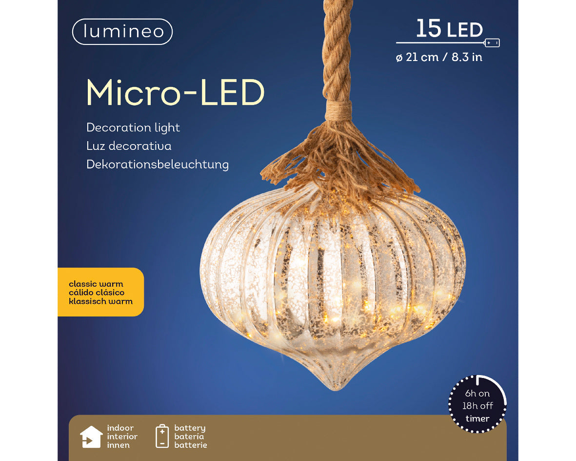 MICRO LED ONION STEADY BO INDOOR-SILVER