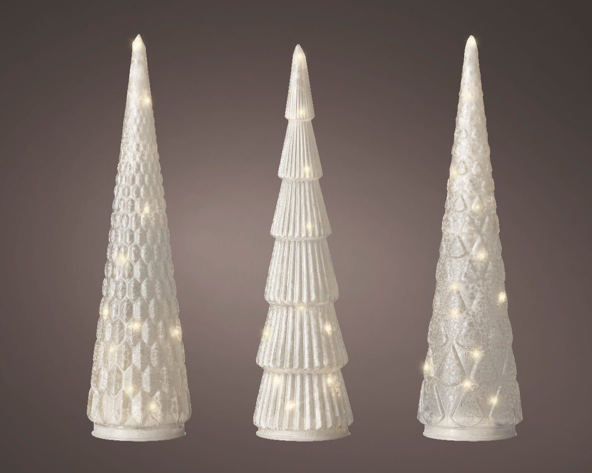 MICRO LED TREE GLASS STEADY INDOOR-FROST