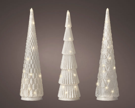 MICRO LED TREE GLASS STEADY INDOOR-FROST