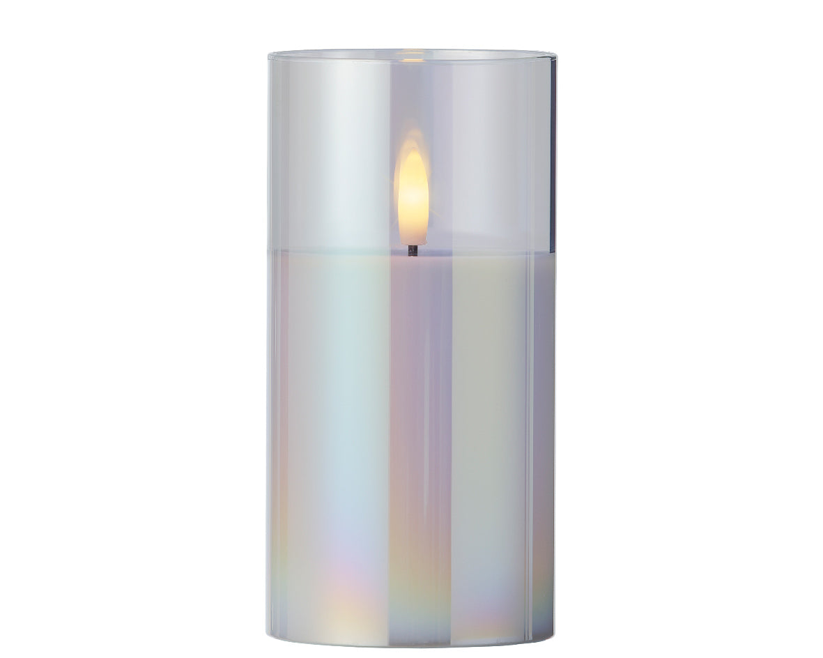 LED WICK CANDLE GLASS STEADY INDOOR