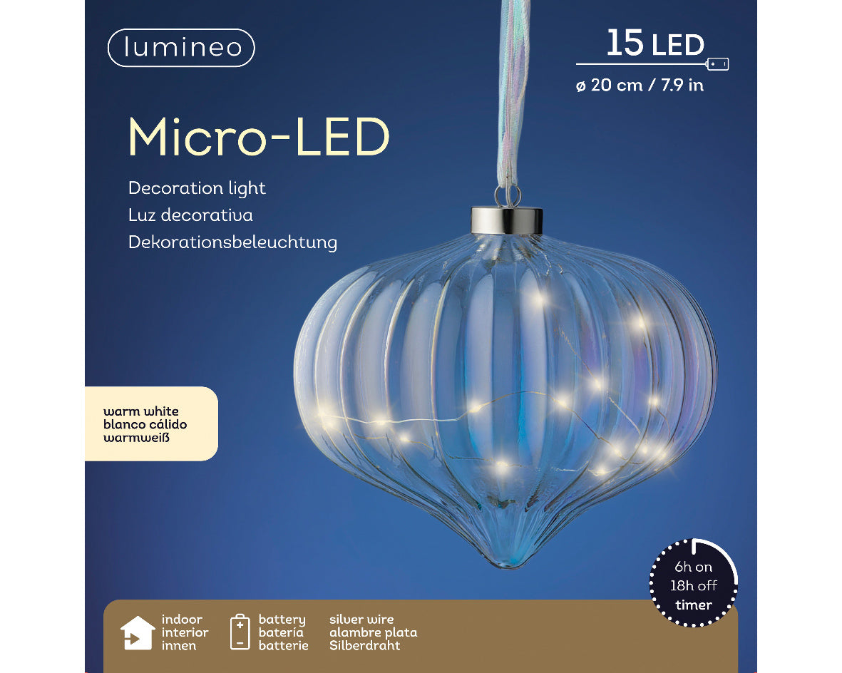 LED ONION STEADY INDOOR-IRIS/WARM WHITE