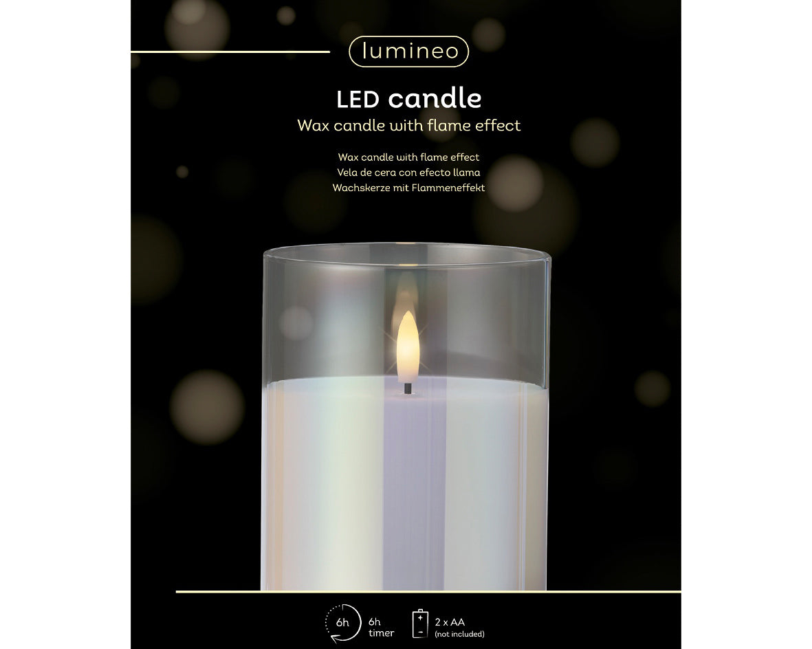 KED WICK CANDLE GLASS STEADY INDOOR-IRIS
