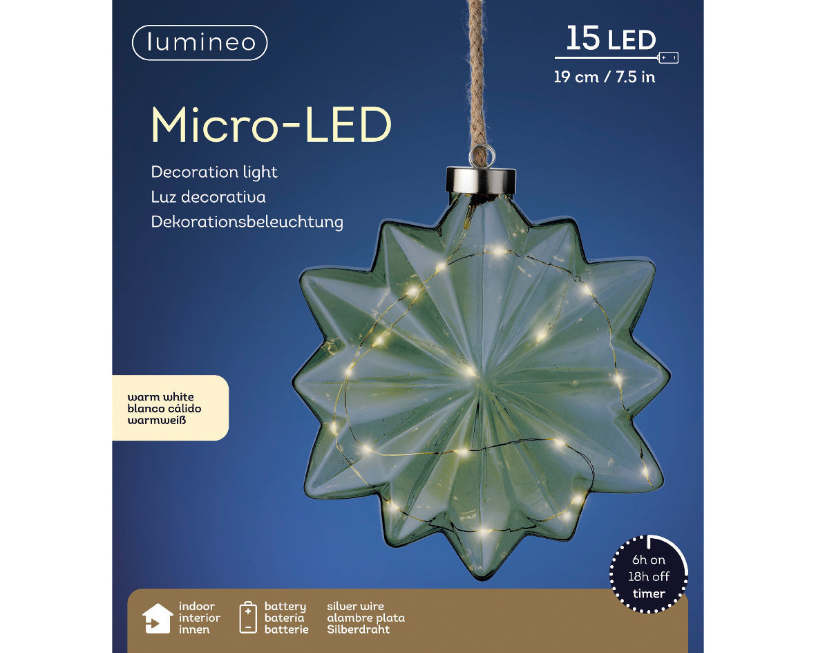 MICRO LED FLOWER STEADY INDOOR-GREEN