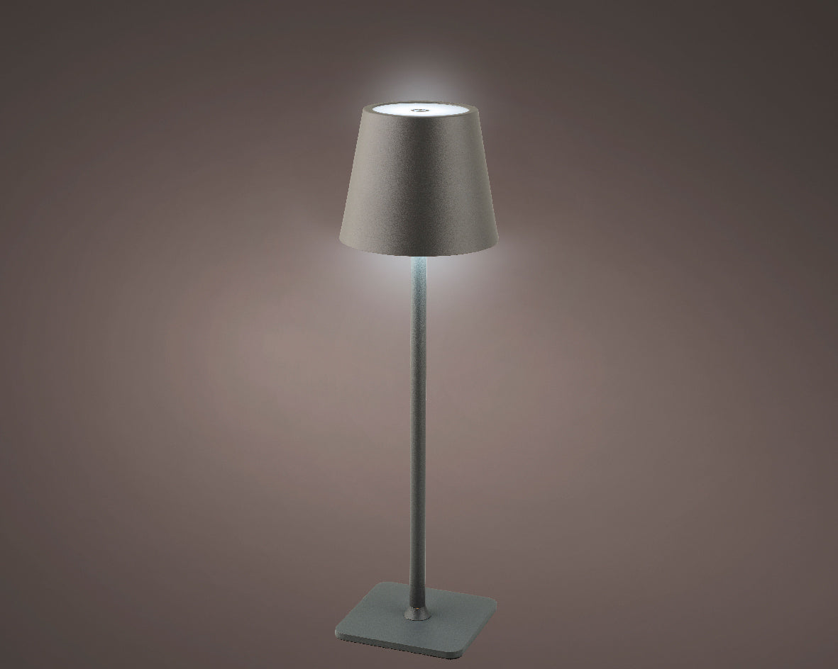 LED TABLE LIGHT IRON STEADY INDOOR-GREY
