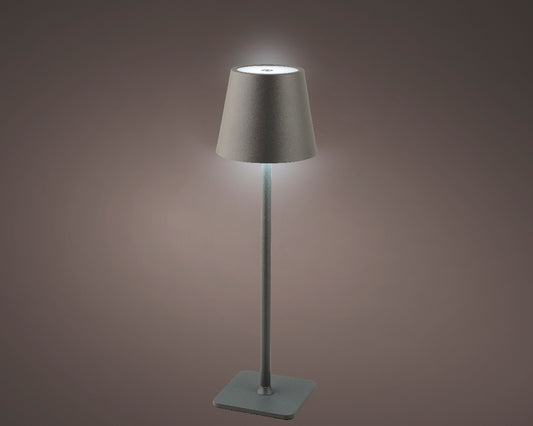 LED TABLE LIGHT IRON STEADY INDOOR-GREY