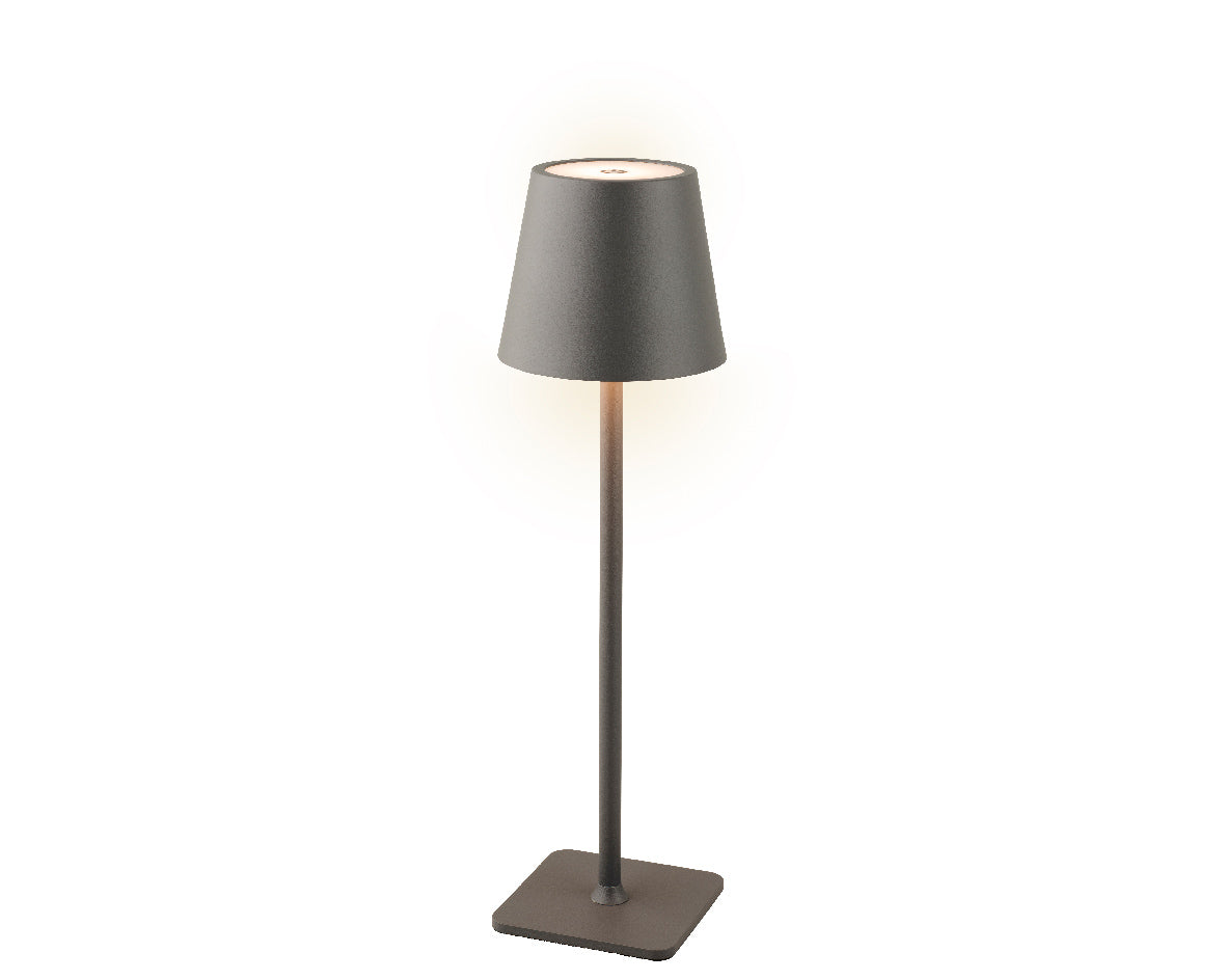 LED TABLE LIGHT IRON STEADY INDOOR-GREY