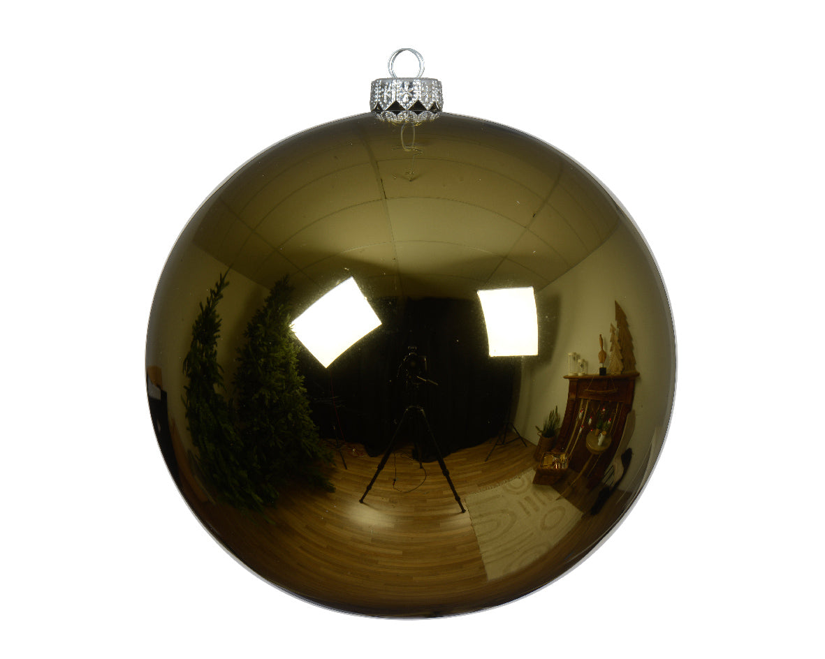 BAUBLES GLASS-ROSEMARY GREEN