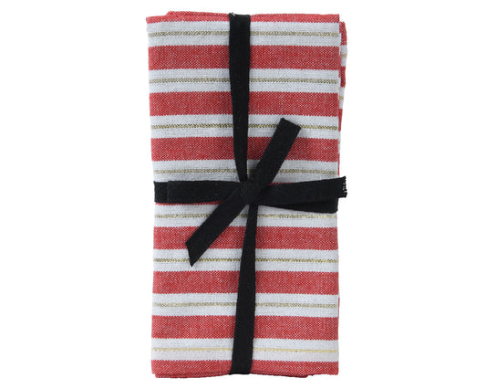 NAPKIN COTTON-RED/COLOUR
