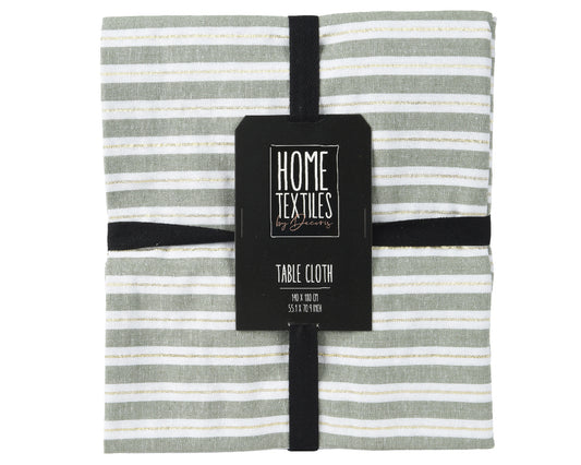 TABLECLOTH COTTON-GREEN