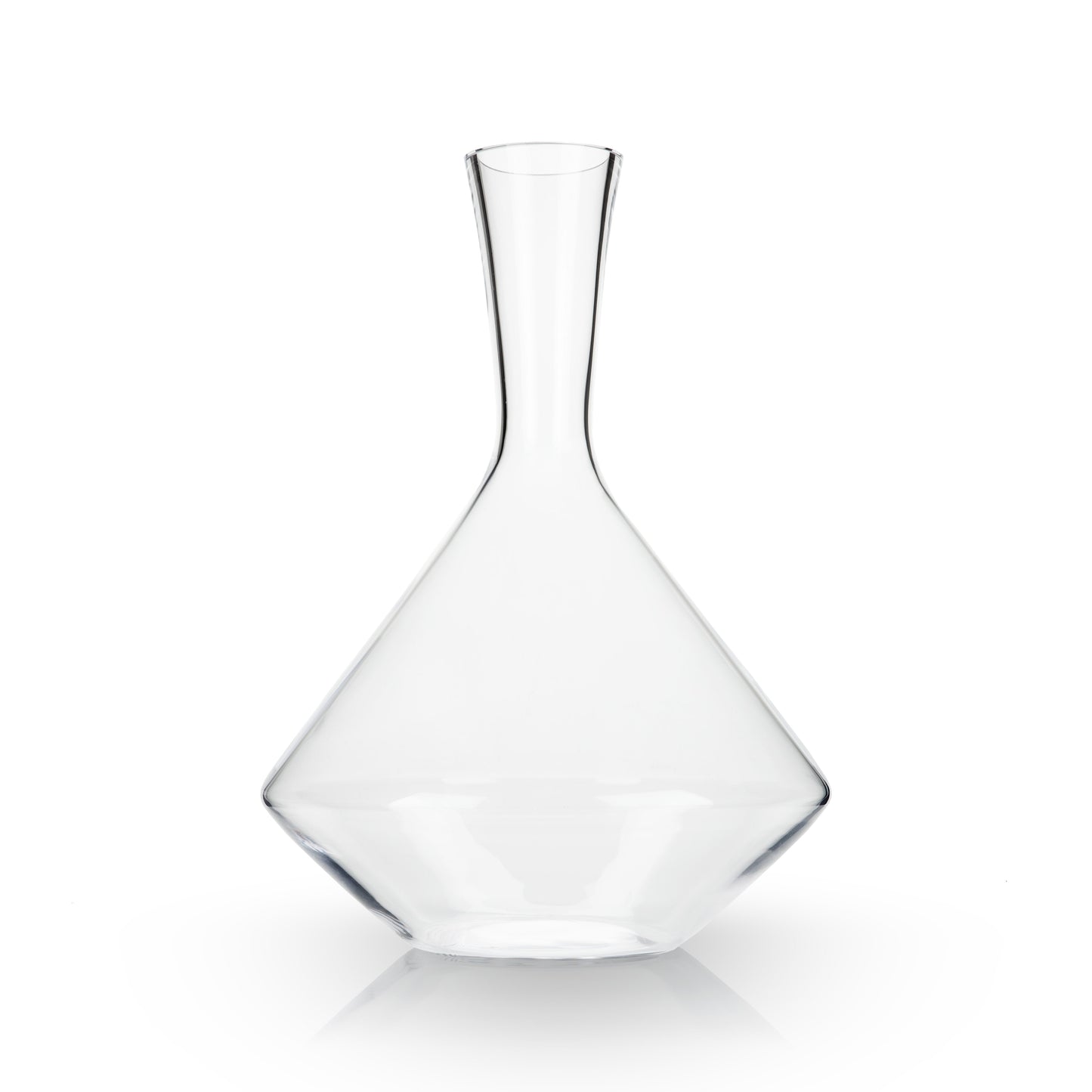 ANGLED CRYSTAL WINE DECANTER