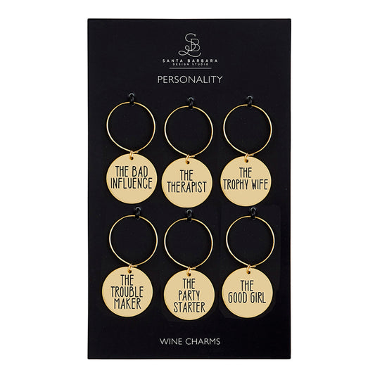 WINE CHARM SET-PERSONALITY