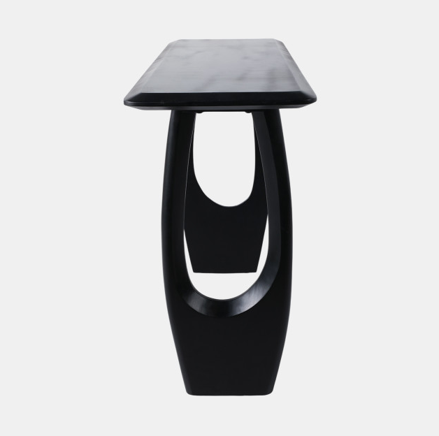 MODERN MID-CENTURY CONSOLE TABLE BLACK 51X32''