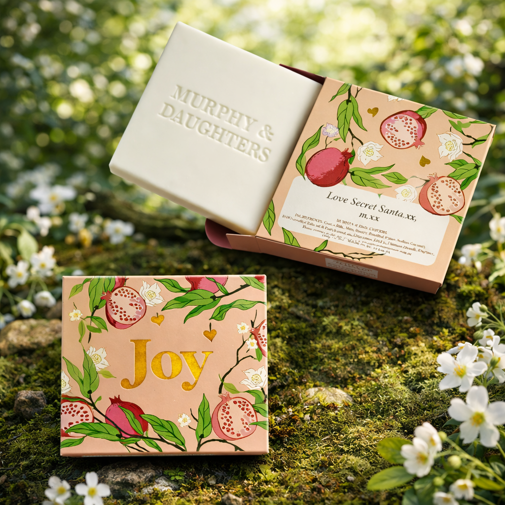 MURPHY & DAUGHTERS MESSAGE ON SOAP 6.5OZ-JOY-CUCUMBER