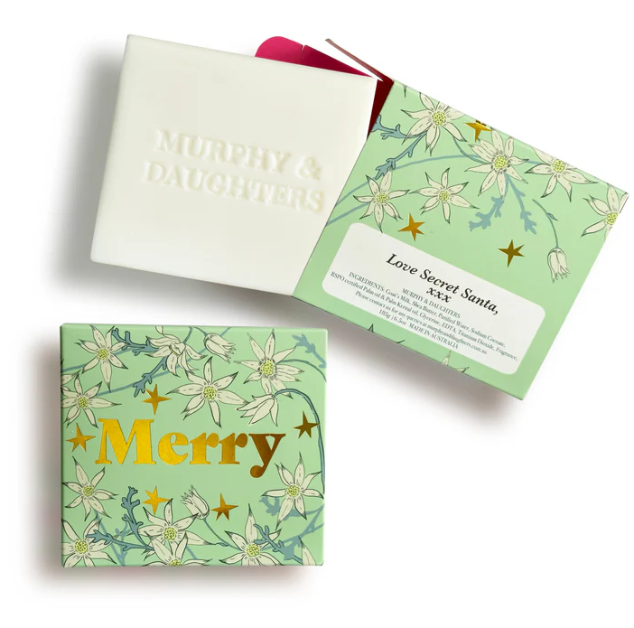 MURPHY & DAUGHTERS MESSAGE ON SOAP 6.5OZ-MERRY-MANDARIN