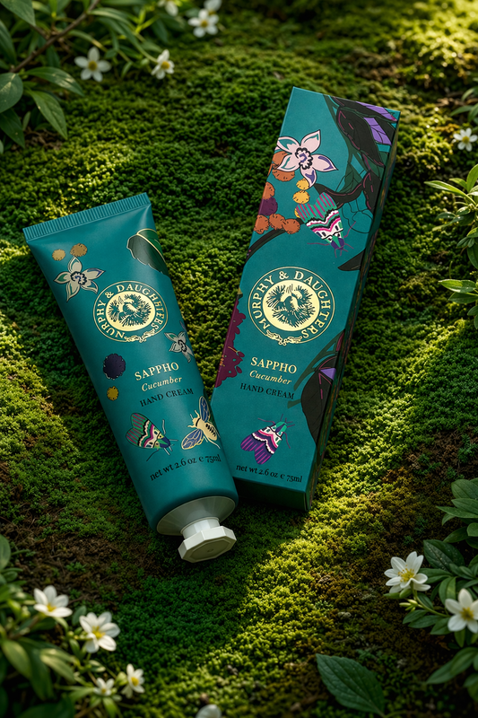 MURPHY & DAUGHTERS HAND CREAM SAPPHO-CUCUMBER 2.6 OZ
