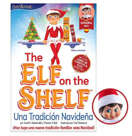 THE ELF ON THE SHELF GIRL BLUE EYES SPANISH