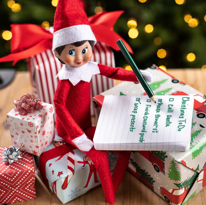 THE ELF ON THE SHELF GIRL BLUE EYES SPANISH