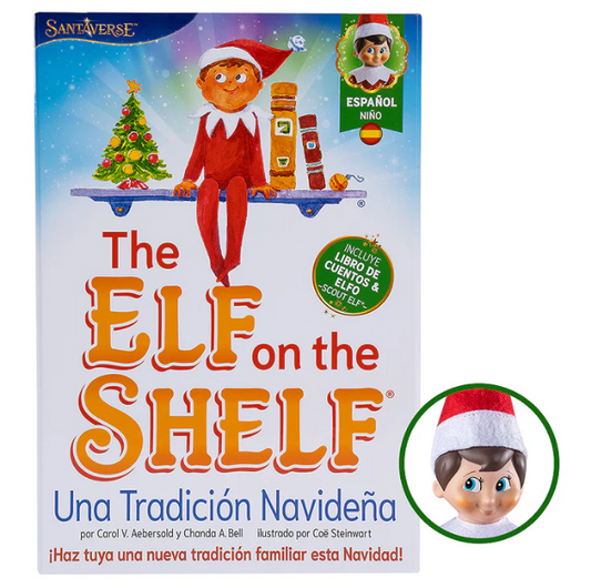 THE ELF ON THE SHELF BOY BLUE EYES SPANISH