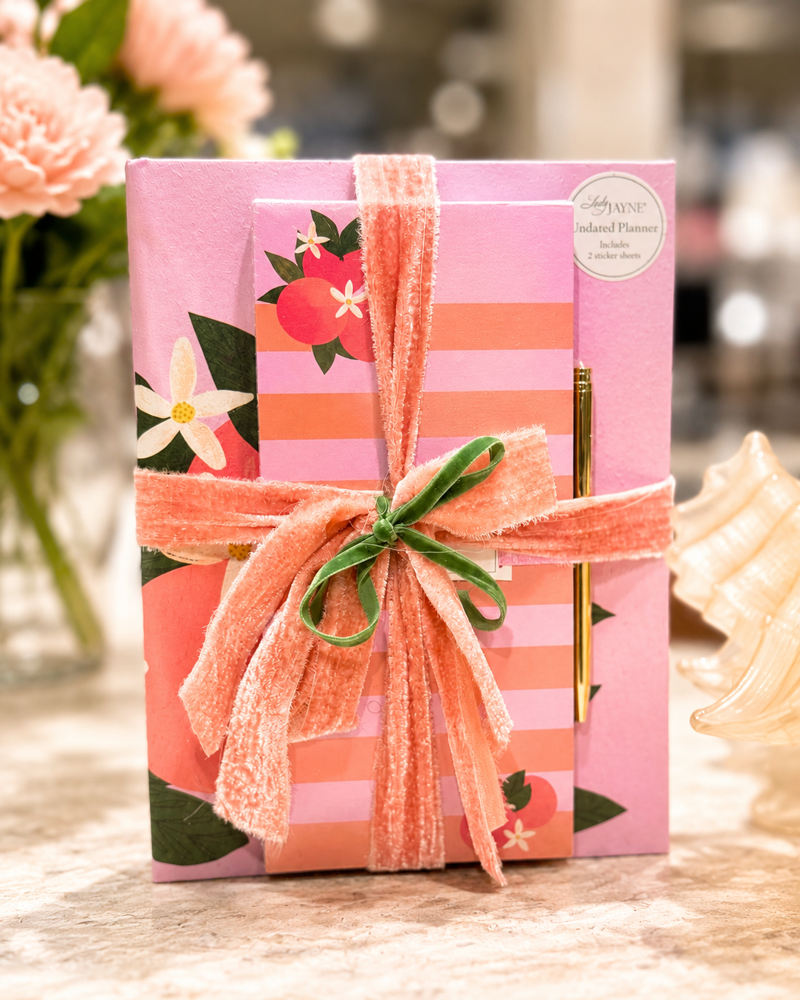 Planning and notepad Apricot set