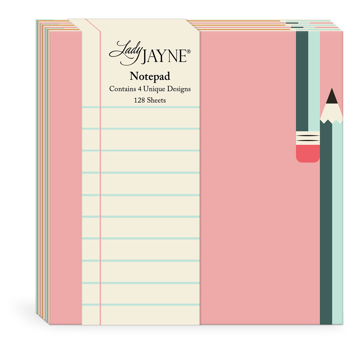 Pastel Notepad & Double Pen Gift Set