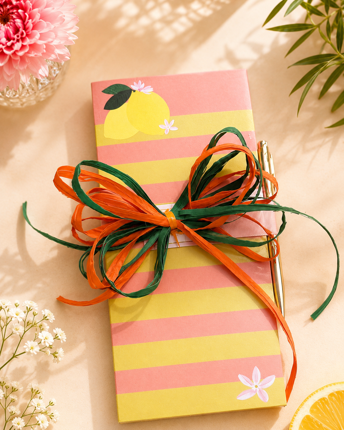 Lemon Notes Notepad & Pen Set