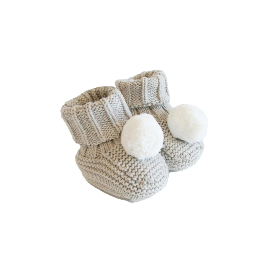 POM POM BABY SOCKS LATTE